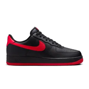AIR FORCE 1 '07 LV8 BLACK/UNIVERSITY RED