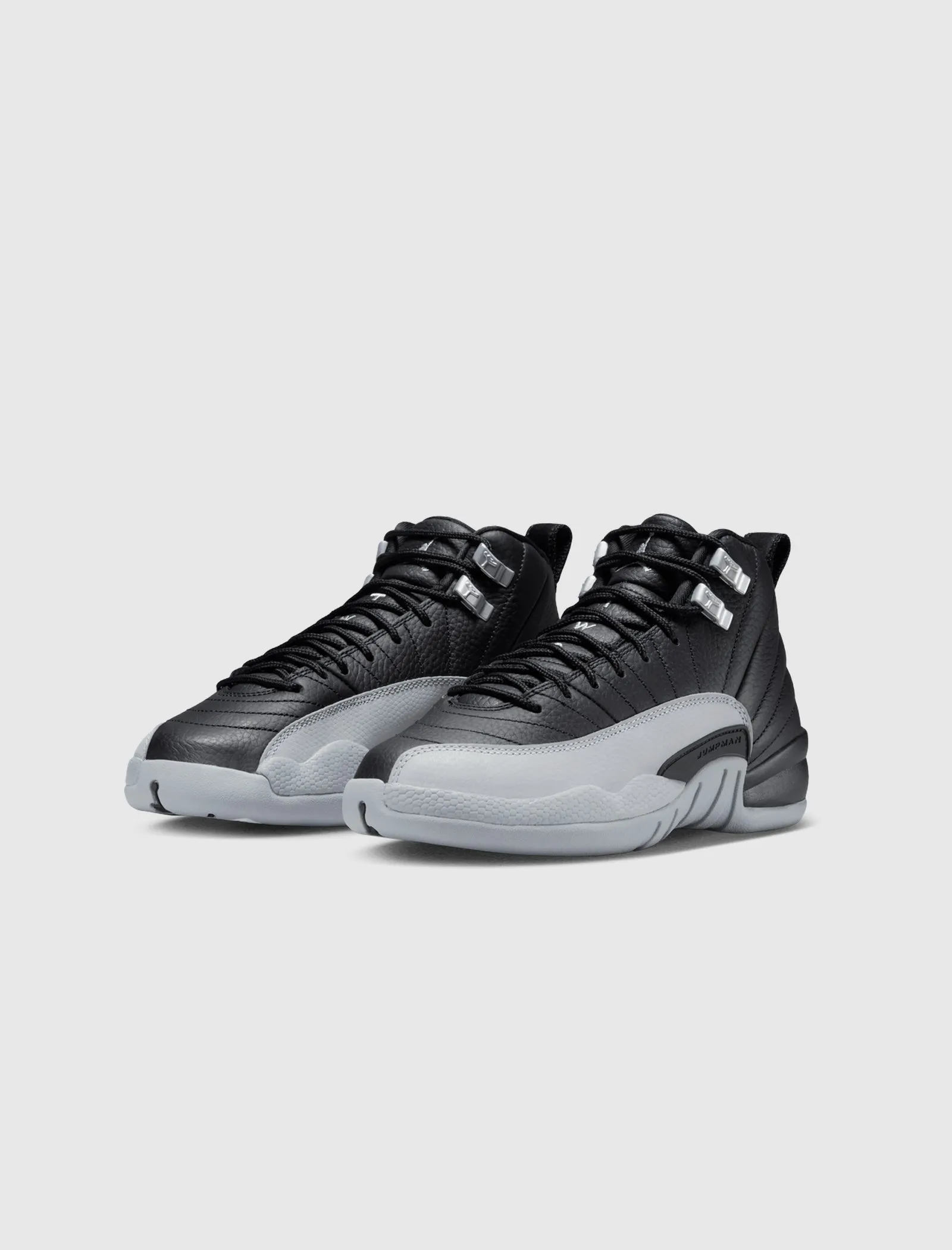 AIR JORDAN 12 RETRO BLACK/WOLF GREY GS