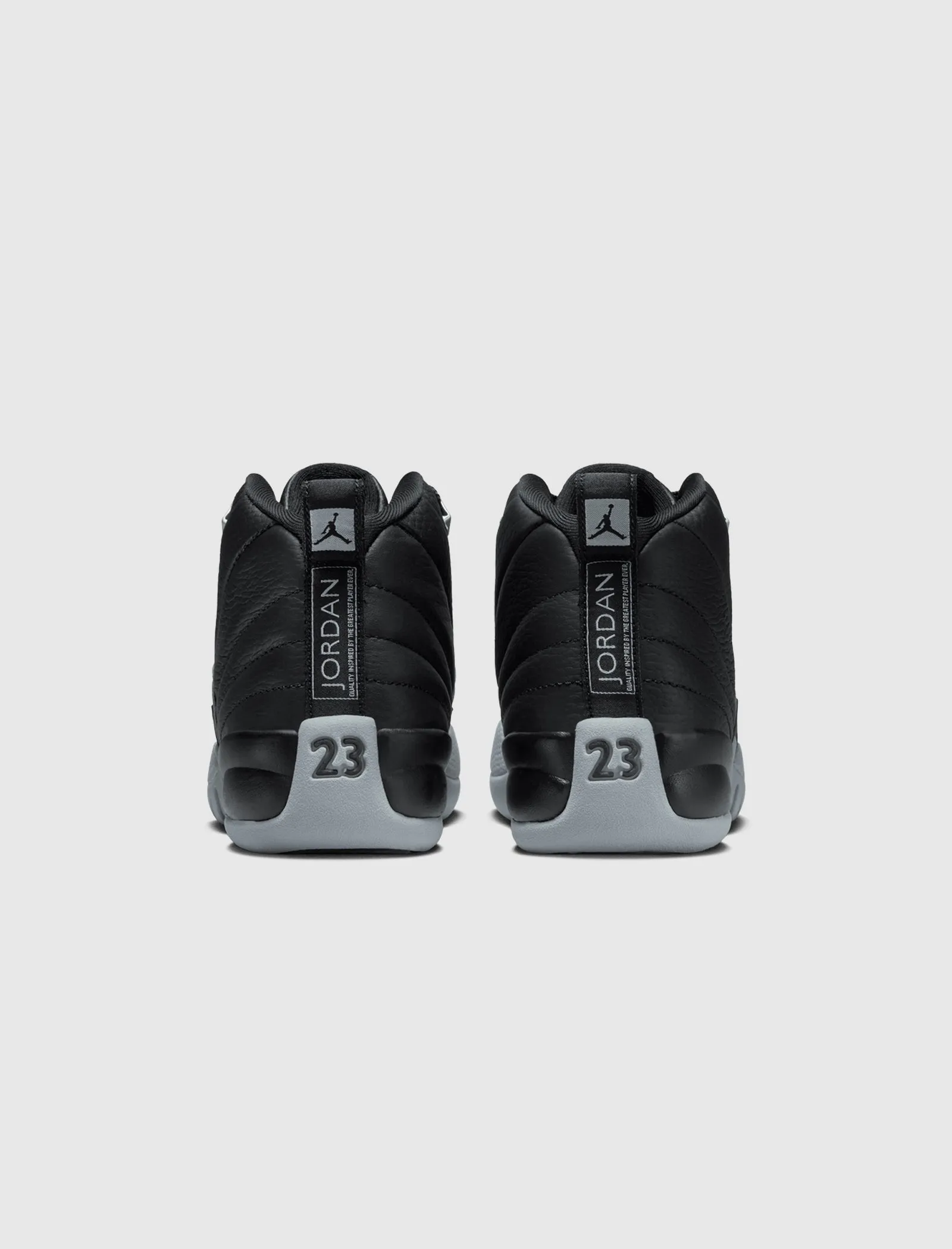 AIR JORDAN 12 RETRO BLACK/WOLF GREY GS