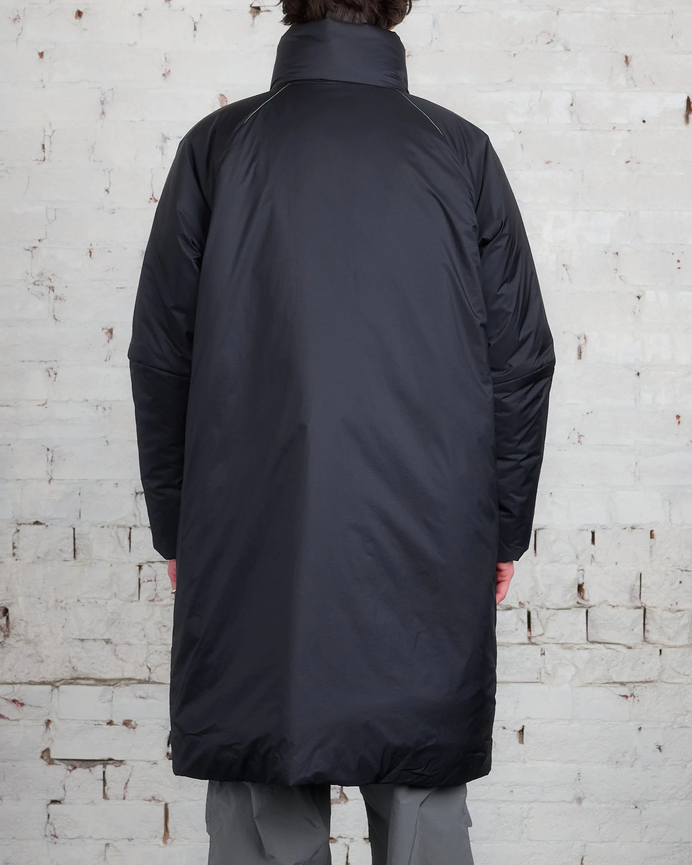 and wander Primaloft Black Ripstop Coat Black