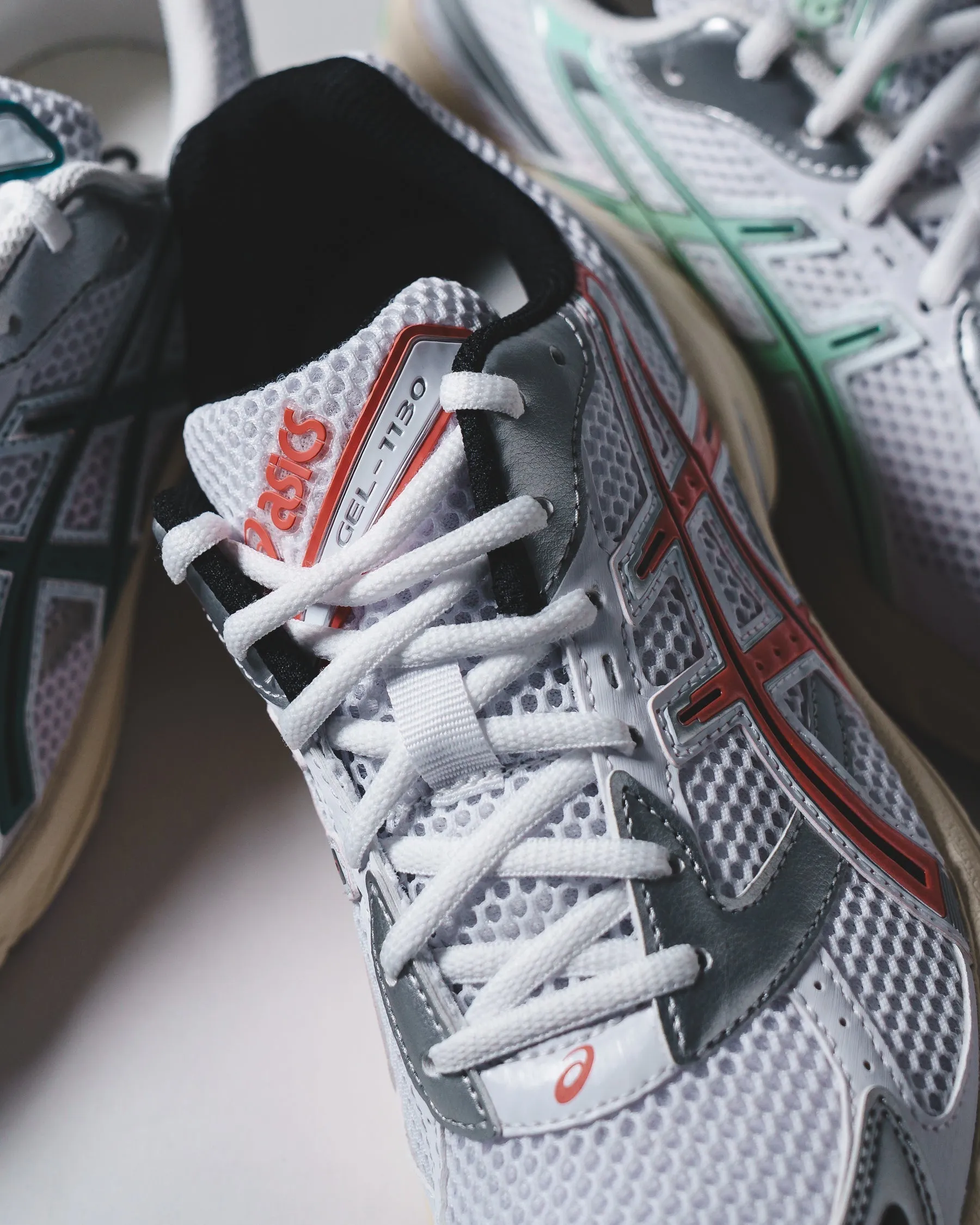 Asics Unisex Gel-1130 White Desert Red Core 1203A609-102