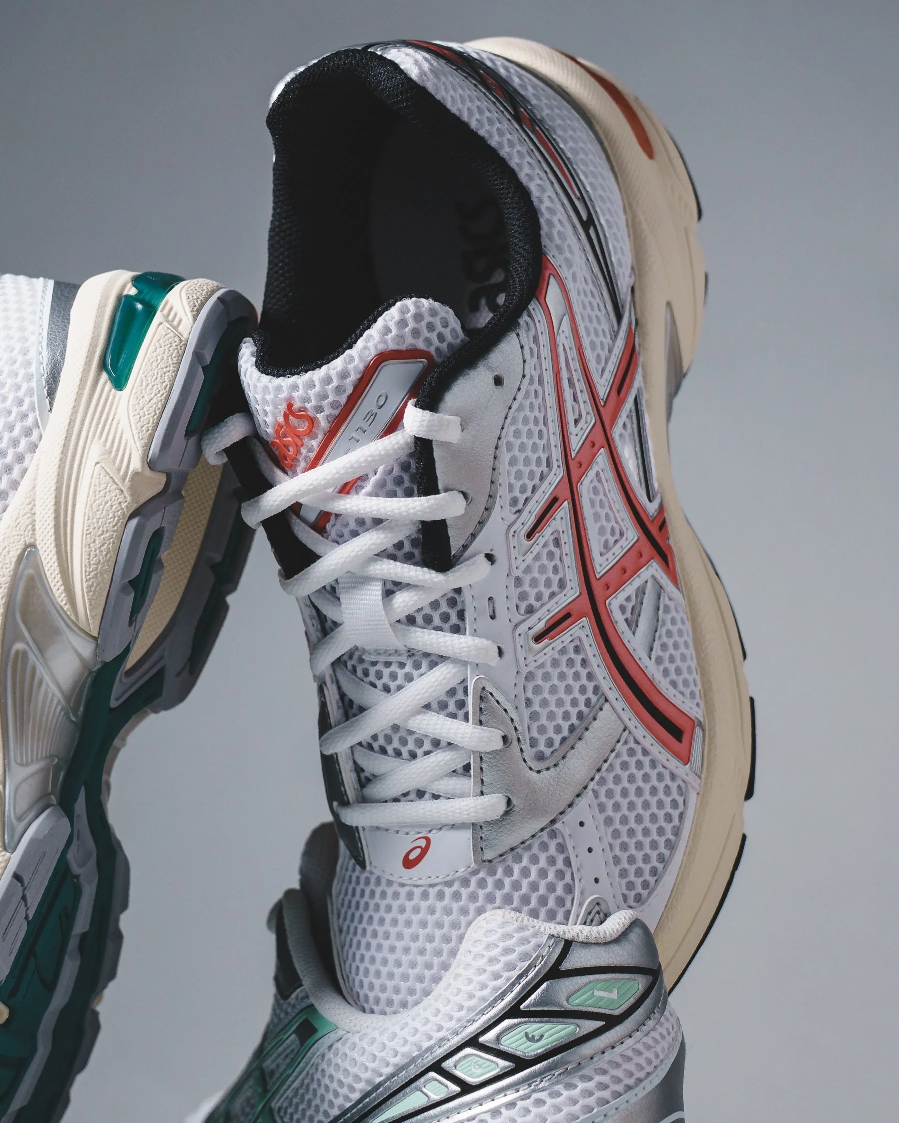 Asics Unisex Gel-1130 White Desert Red Core 1203A609-102