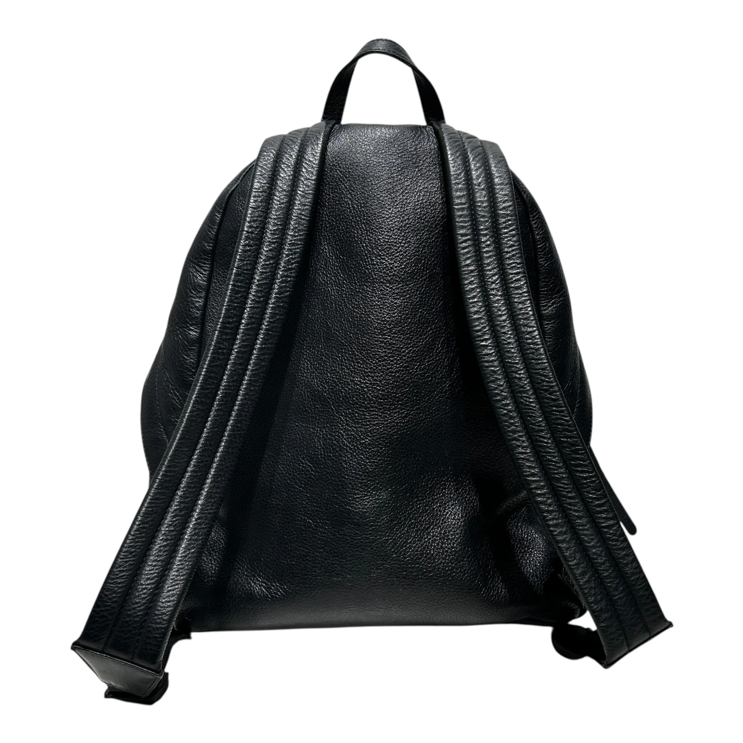 BALENCIAGA/Backpack/Leather/BLK/EVERYDAY BACKPACK LOGO FRONT
