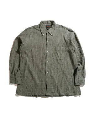 Beams Plus Open B.D. Plaid Olive