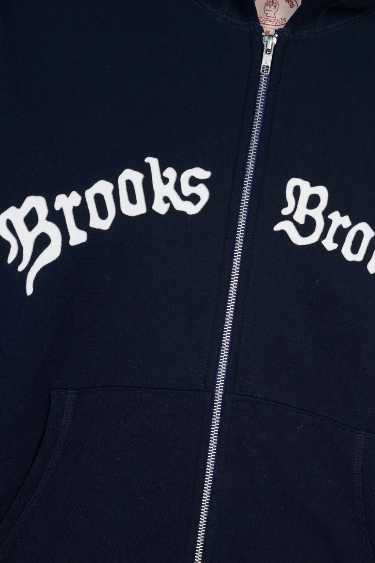 Brain Dead x Brooks Brothers California Logo Zip Hoodie - Navy