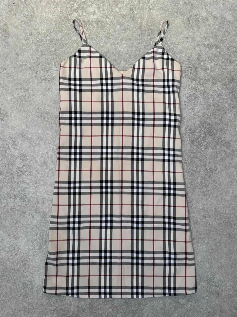 Burberry Classic Nova Check Midi Dress