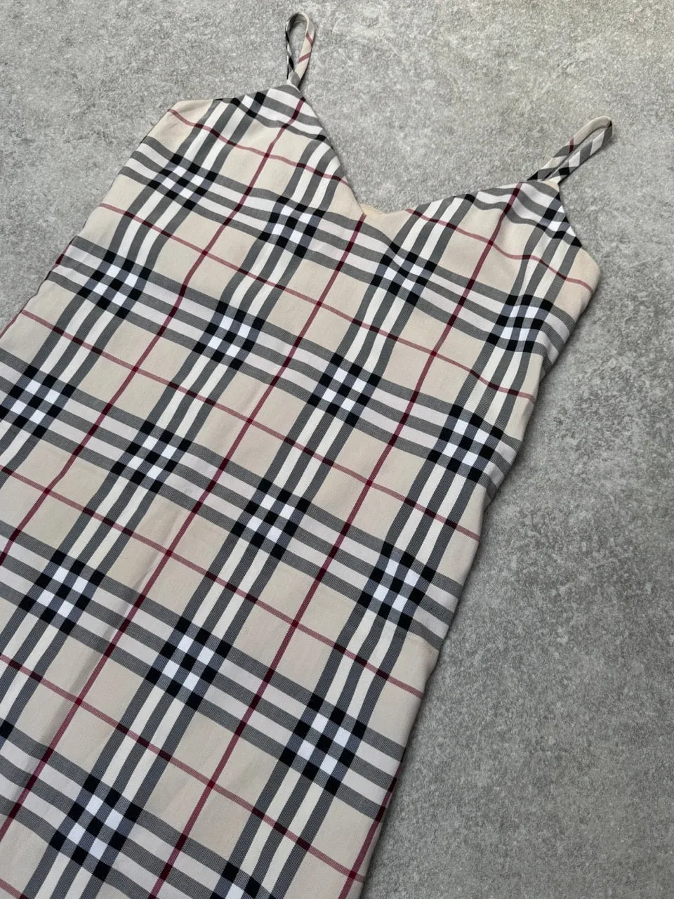 Burberry Classic Nova Check Midi Dress