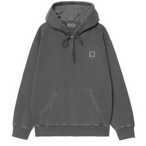 CARHARTT WIP HOODED NELSON SWEAT // GRAPHITE (GARMENT DYED)