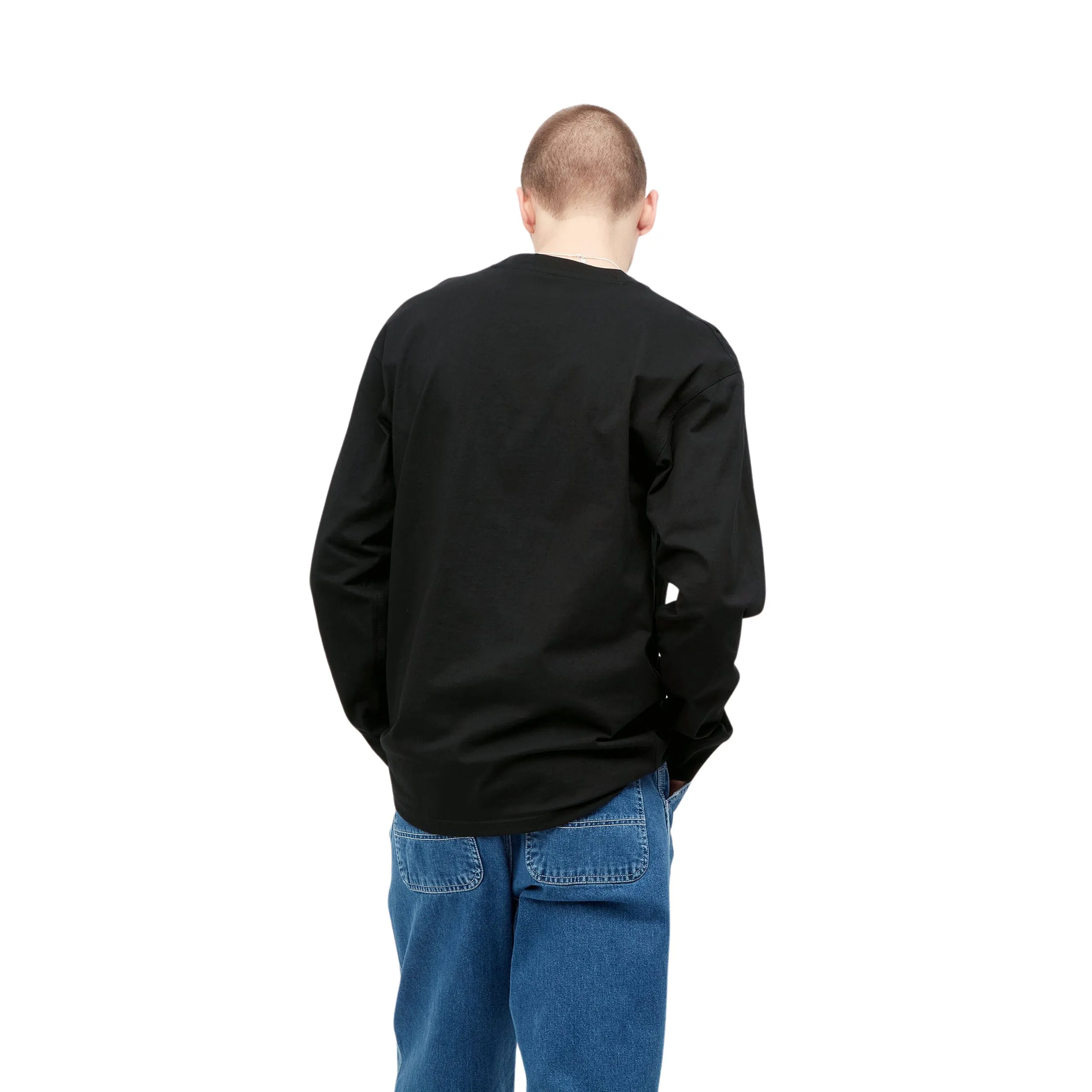 CARHARTT WIP L/S AMERICAN SCRIPT T-SHIRT | CAMISETA BSICA DE MANGA LARGA