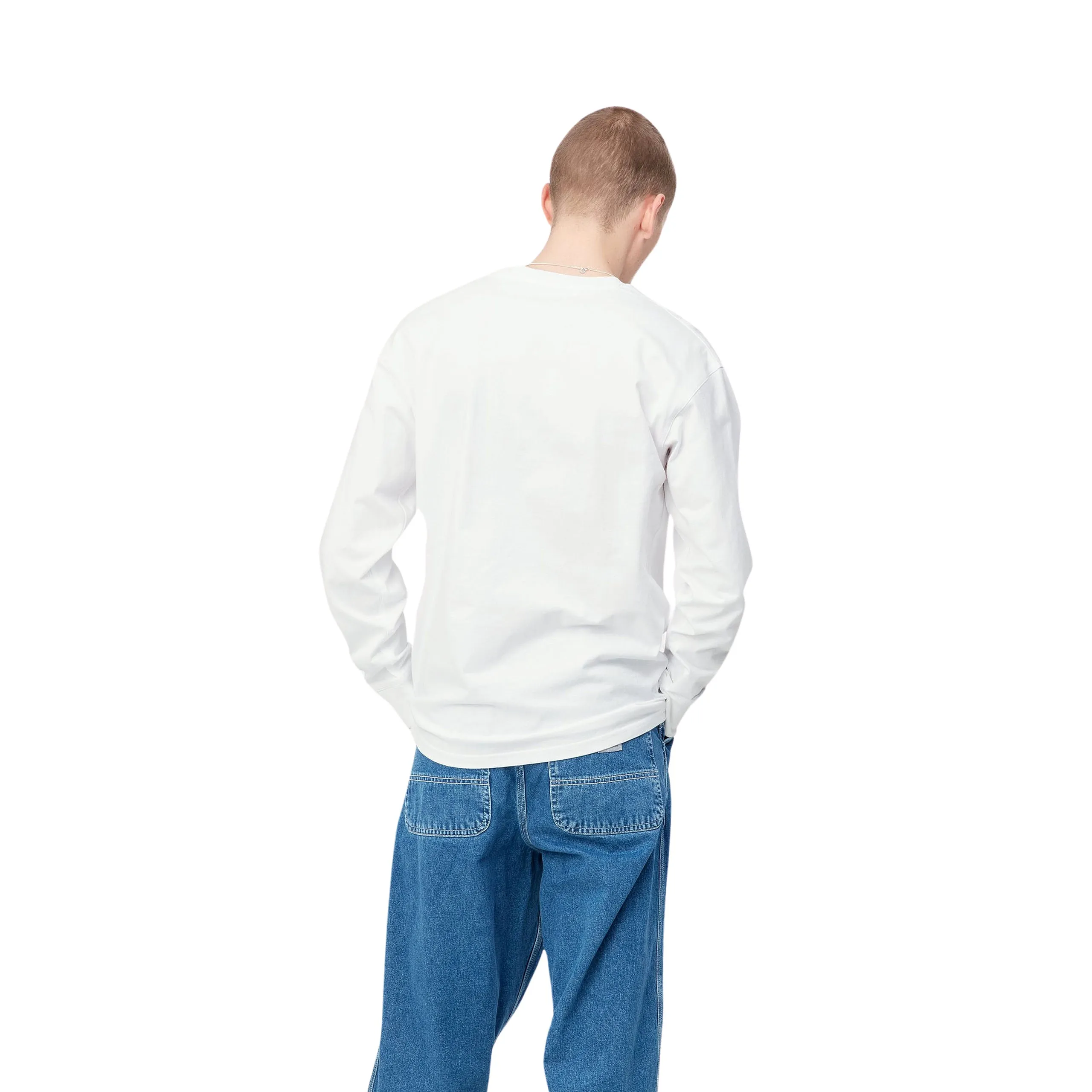 CARHARTT WIP L/S AMERICAN SCRIPT T-SHIRT | CAMISETA BSICA DE MANGA LARGA