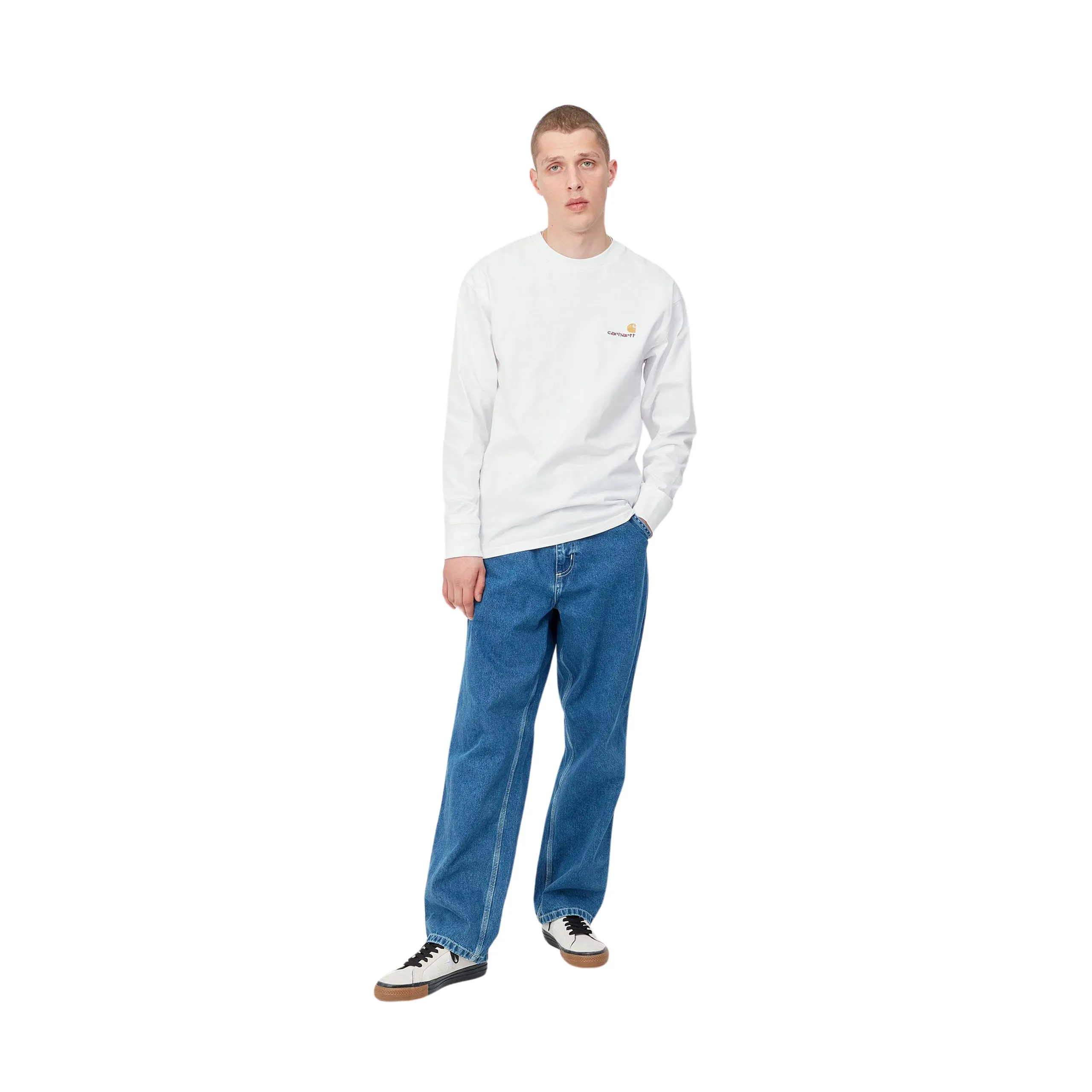 CARHARTT WIP L/S AMERICAN SCRIPT T-SHIRT | CAMISETA BSICA DE MANGA LARGA