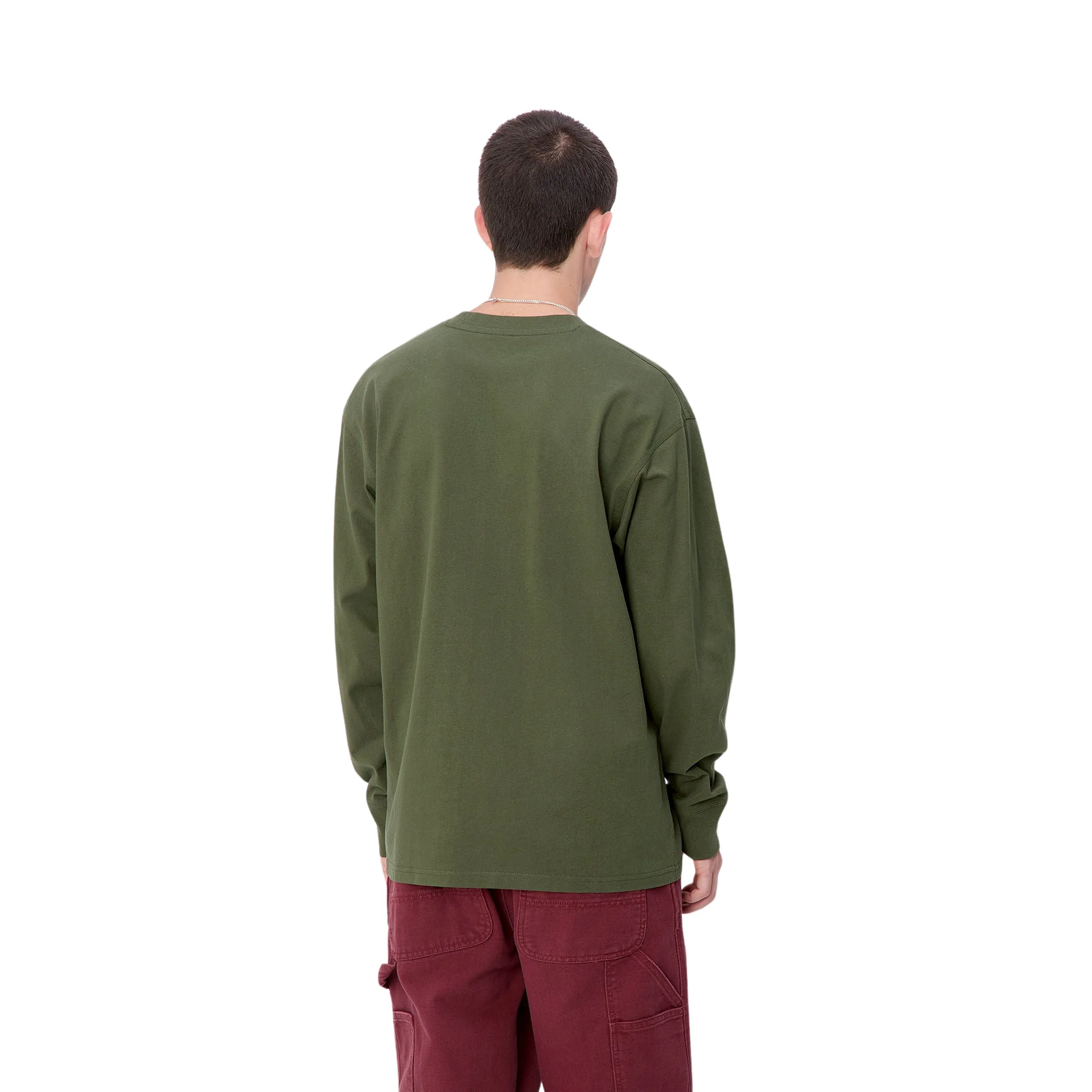 CARHARTT WIP L/S AMERICAN SCRIPT T-SHIRT | CAMISETA BSICA DE MANGA LARGA