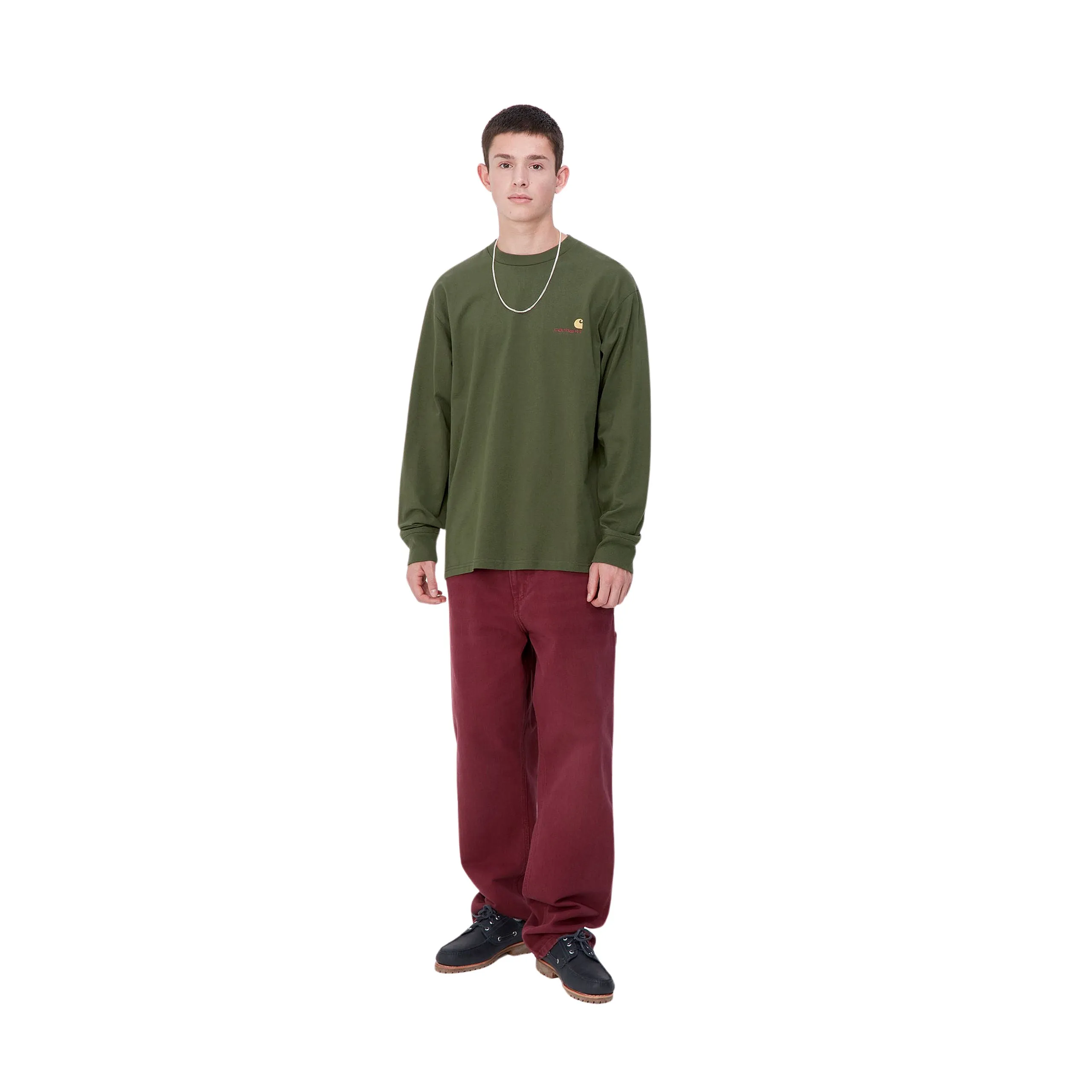 CARHARTT WIP L/S AMERICAN SCRIPT T-SHIRT | CAMISETA BSICA DE MANGA LARGA