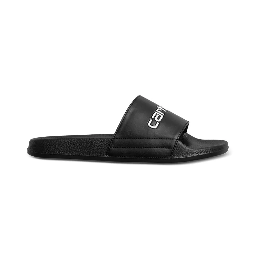 CARHARTT WIP SLIPPERS // BLACK/WHITE