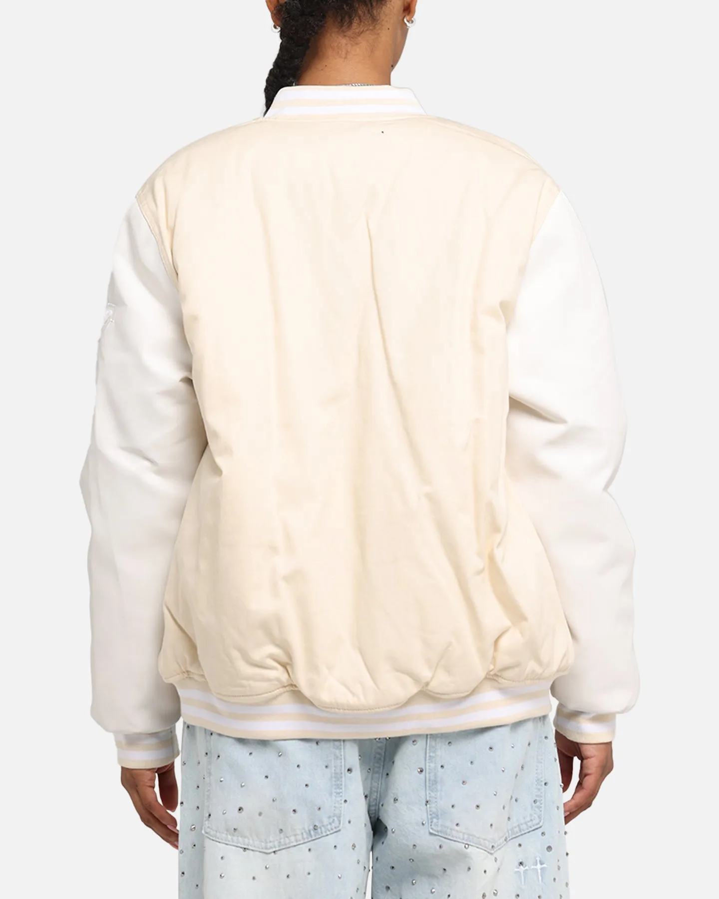 Carre MVP Varsity Jacket Cream/White