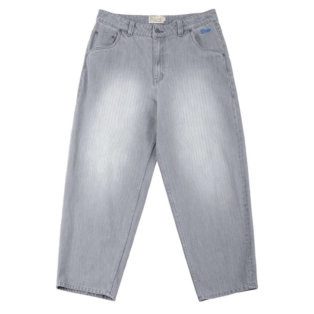 CLASSIC BAGGY DENIM PANTS SANDBLASTED GREY