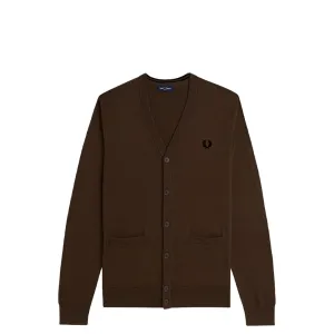CLASSIC CARDIGAN BURNT TOBACCO