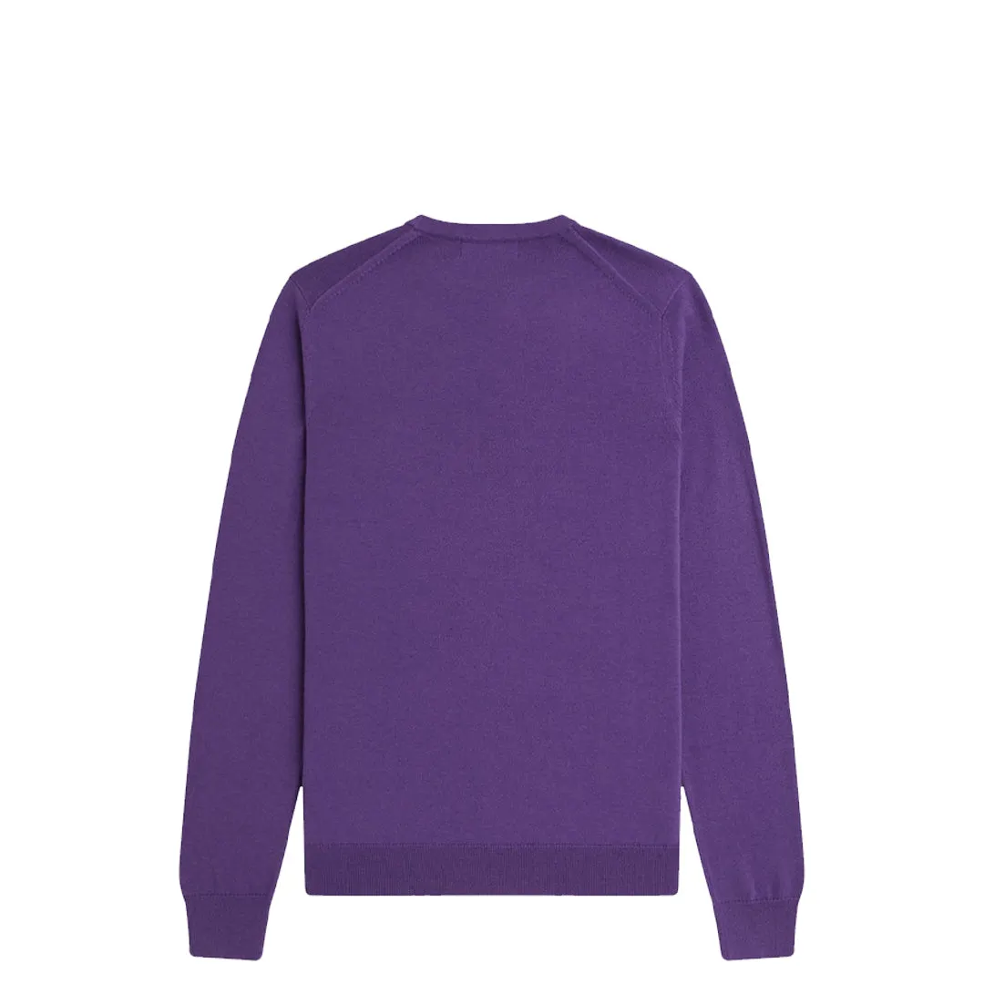 CLASSIC CREW NECK JUMPER AMETHYST