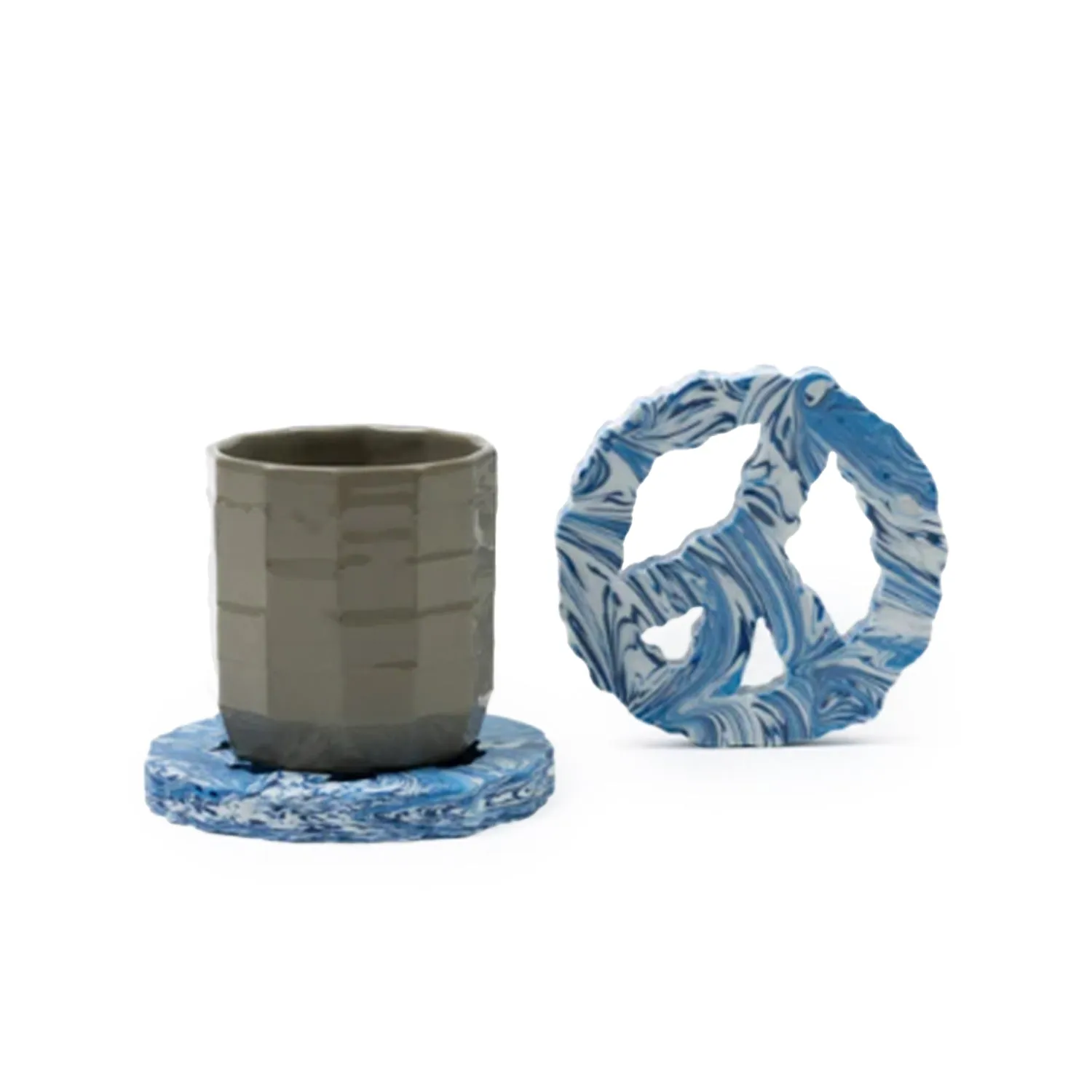 Clouded Peace Coaster Set Of 4