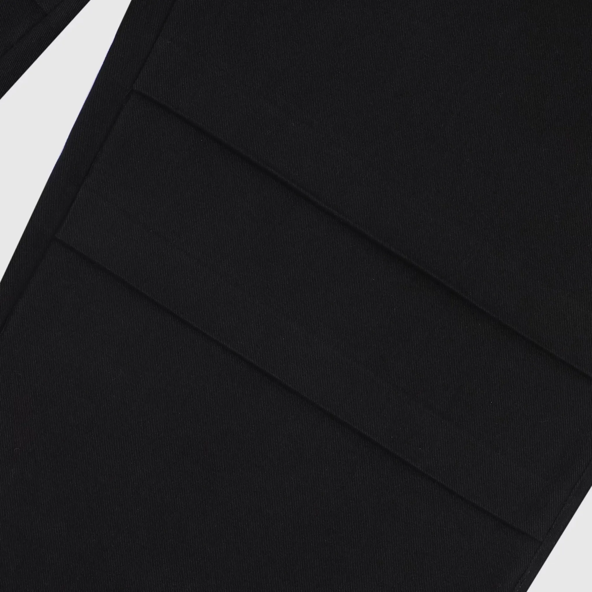 CONSTRUCTED TWILL PANTS (BLACK)
