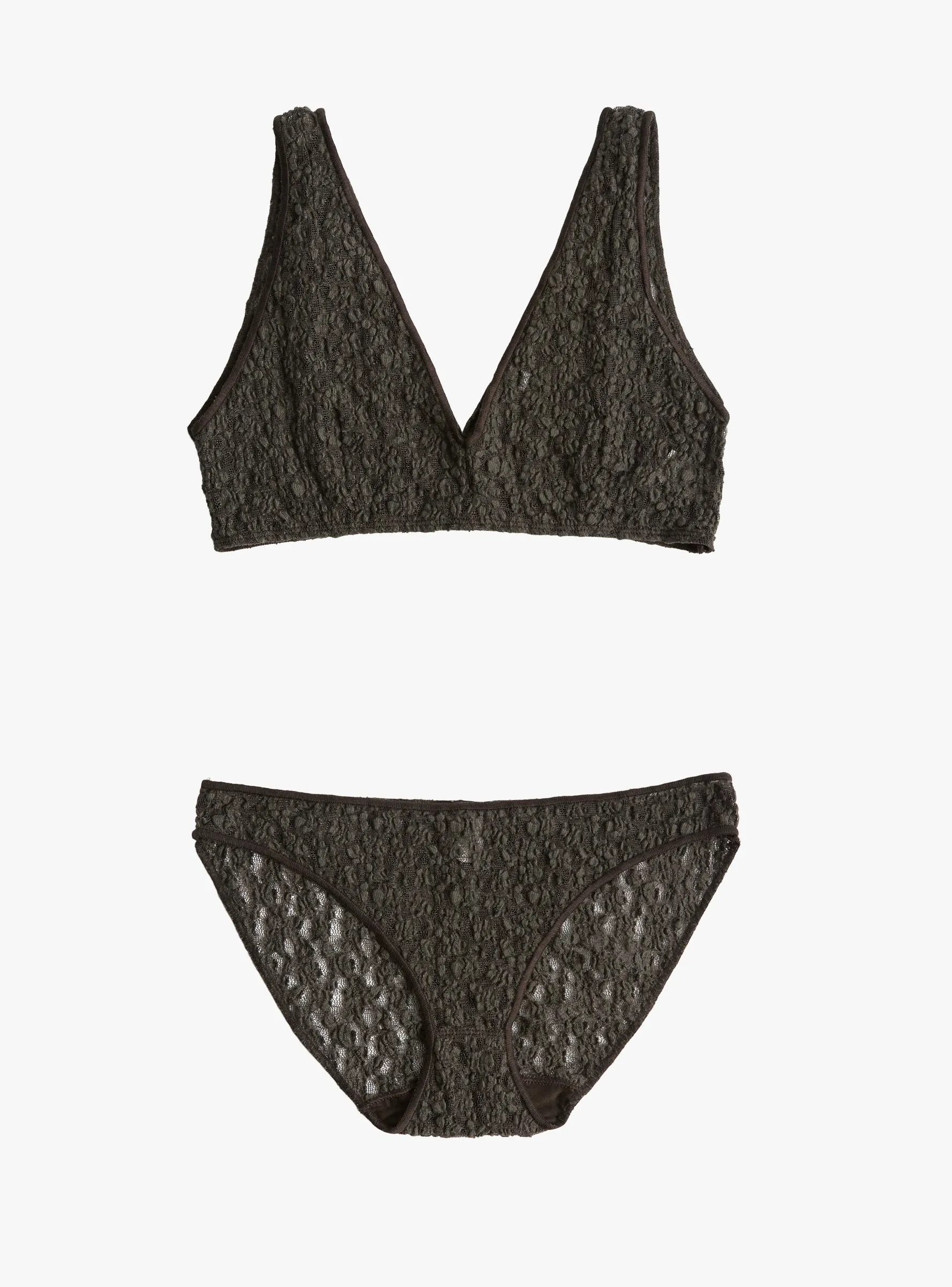 Crescent Bra Black