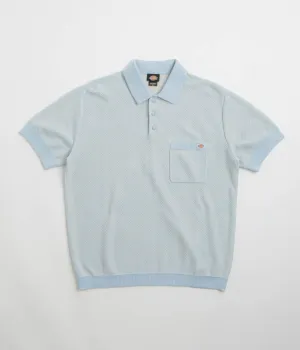 Dickies Rocky Knit Short Sleeve Polo Shirt - Whitecap Grey