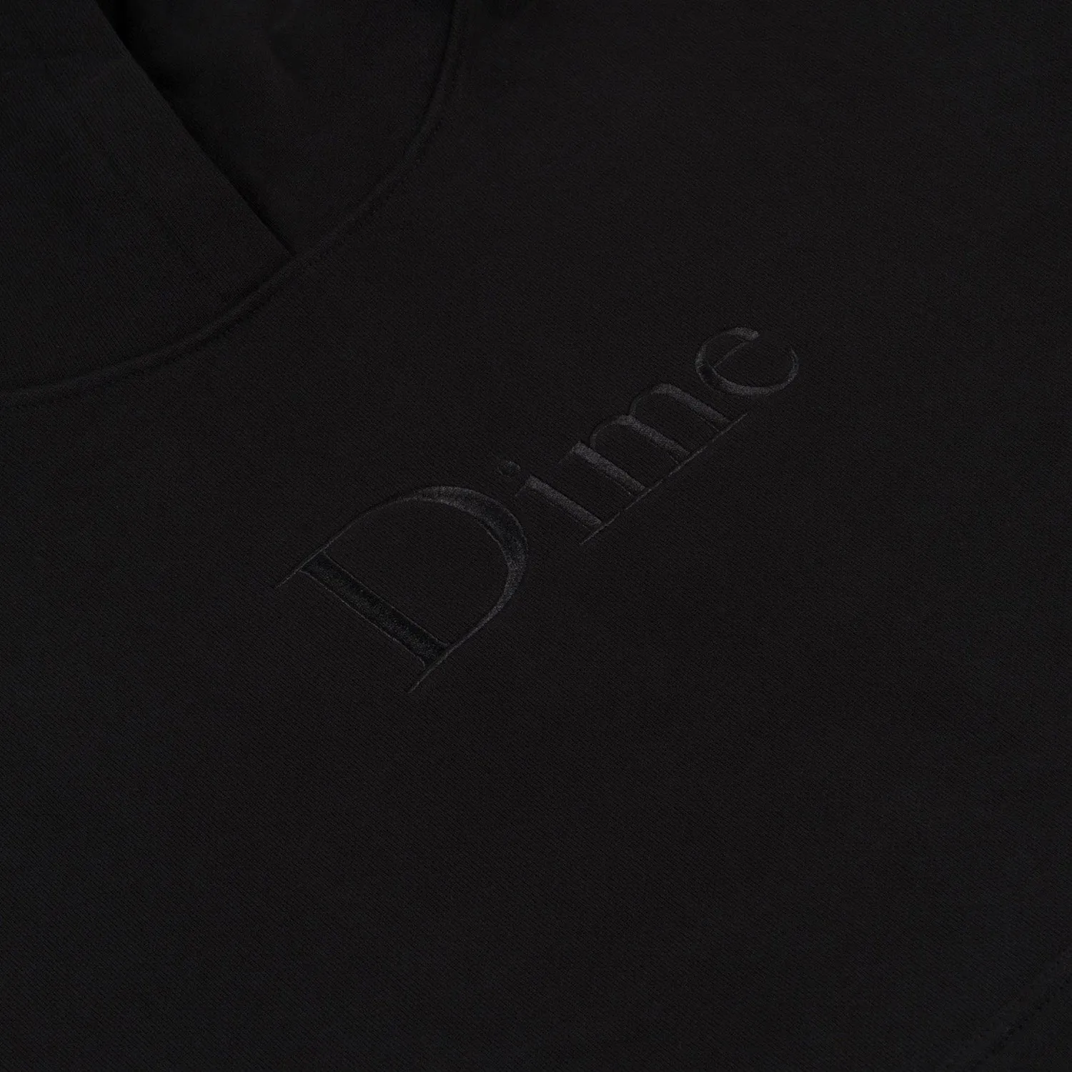 Dime Men Classic Big Logo Hoodie Black