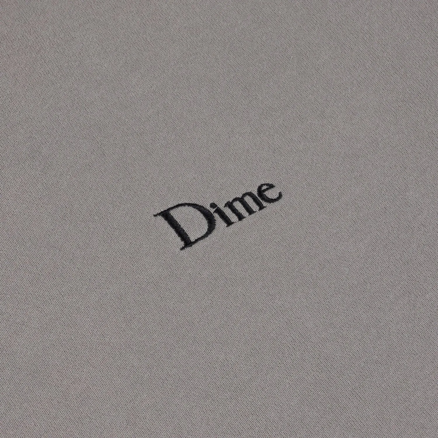 Dime Men Classic Small Logo Hoodie Charcoal