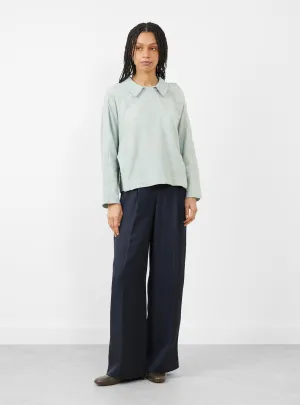 Disassemble Blouse. Moss Green