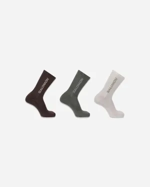 Everyday Crew 3-Pack - Silver Cloud/Sedona