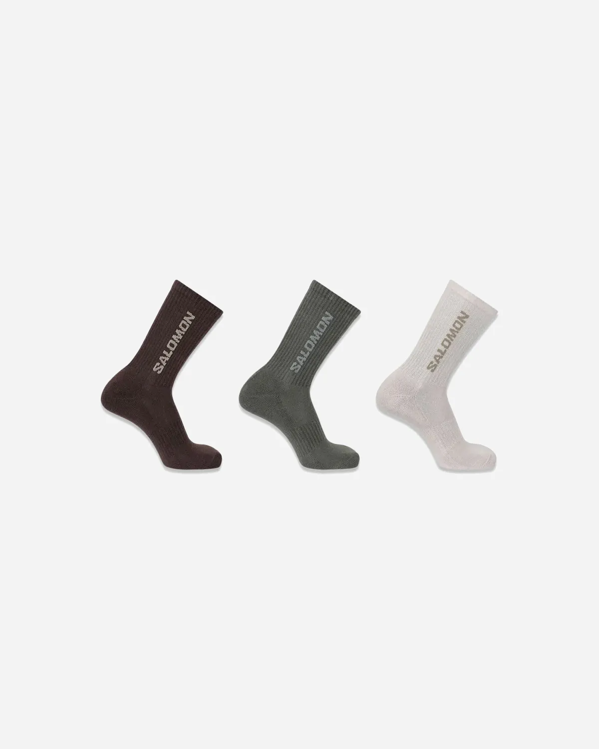 Everyday Crew 3-Pack - Silver Cloud/Sedona