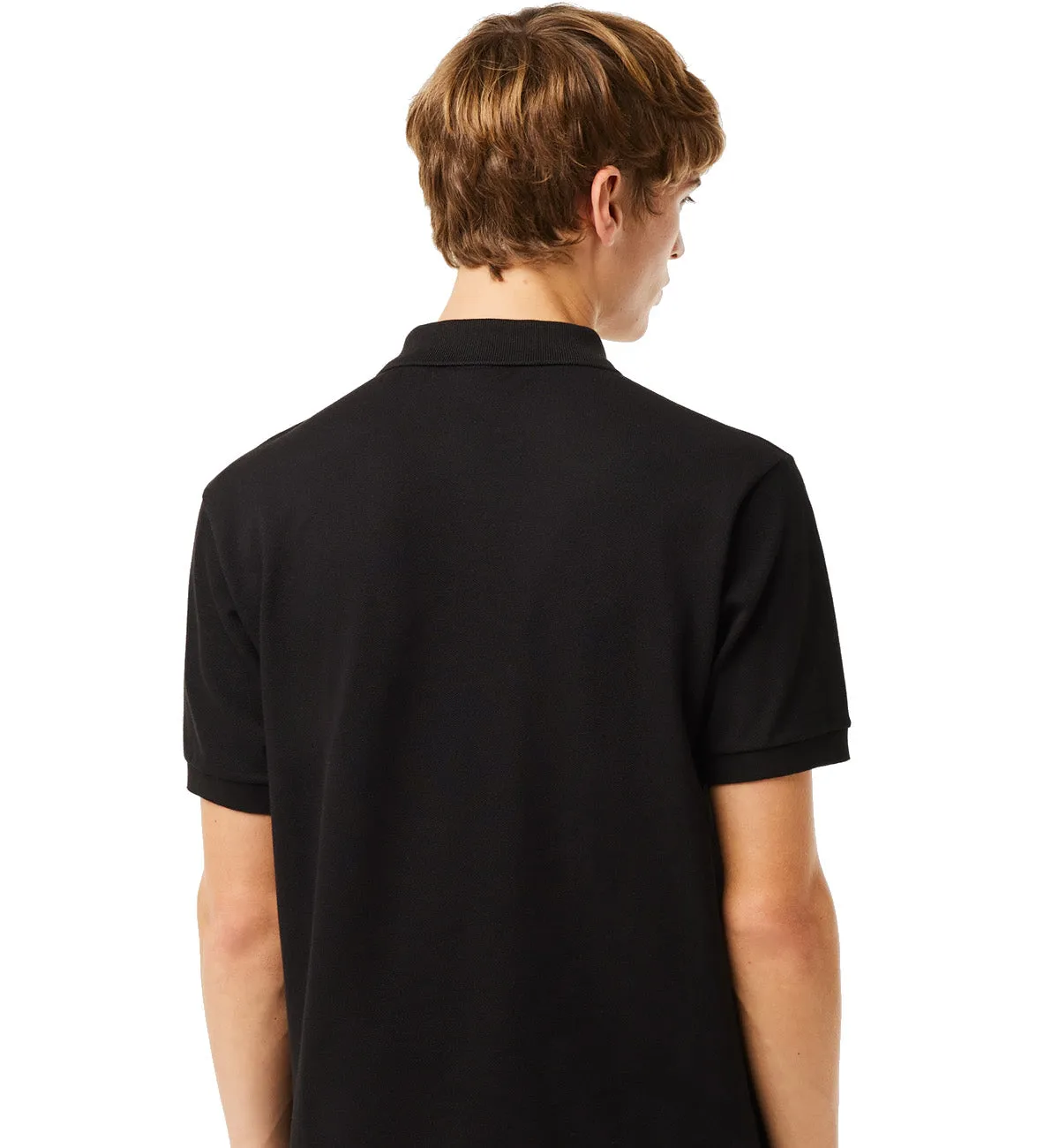 Lacoste Classic Fit Cotton Polo Shirt (Black)