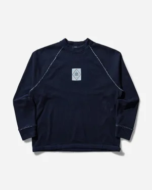 Men's Indigo Fleece Logo Sweatshirt Blue