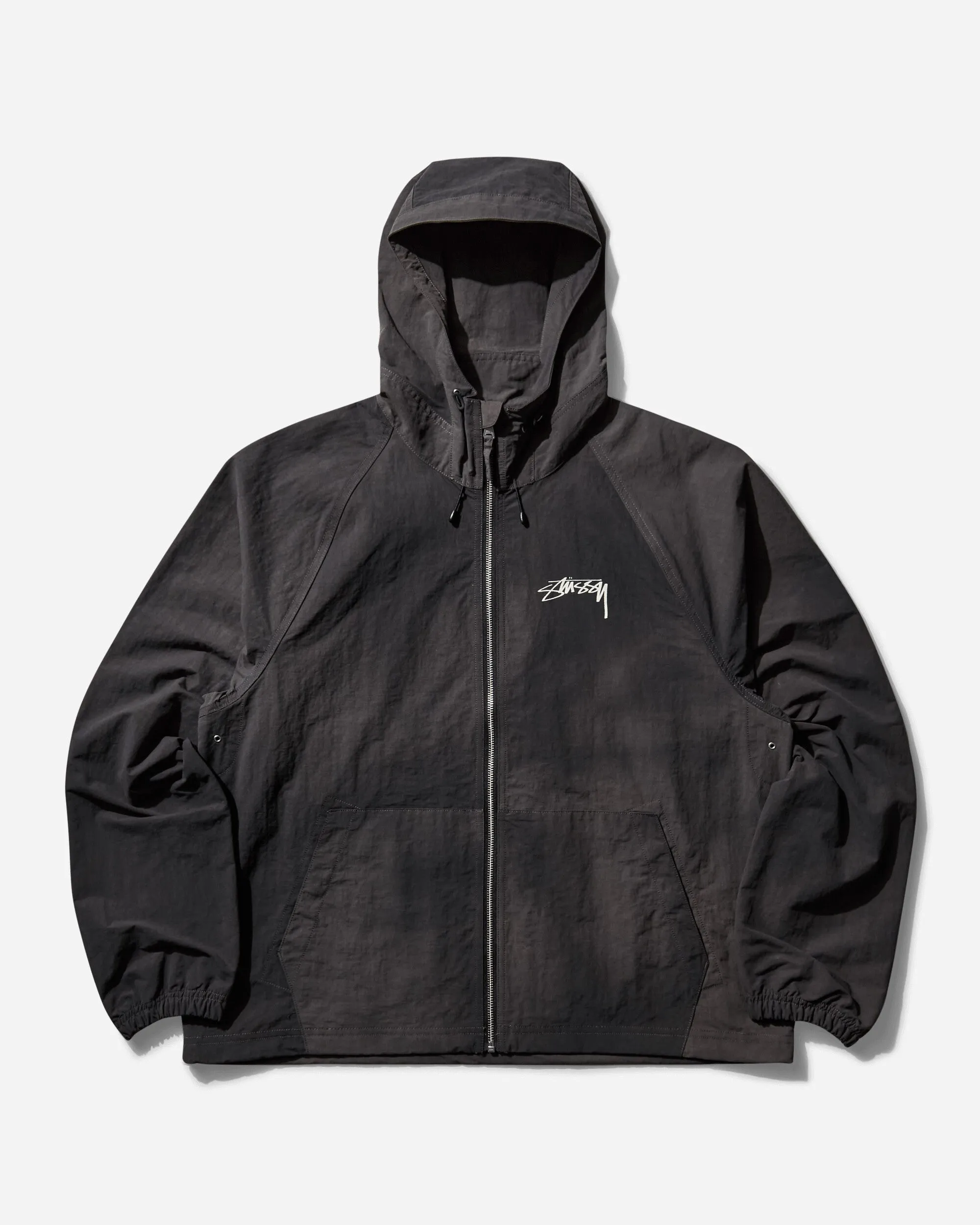 Men's Wave Dye Beach Shell Jacket Black