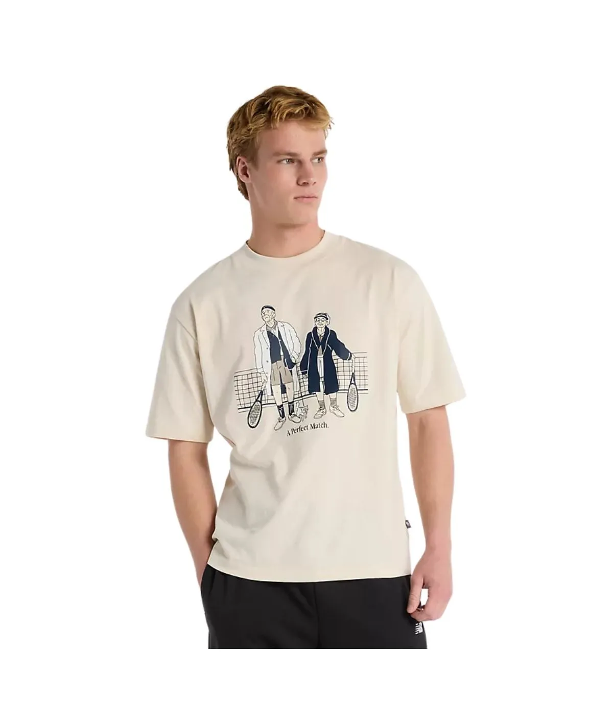 NEW BALANCE A PERFECT MATCH TENNIS T SHIRT | CAMISETA DE ALGODN
