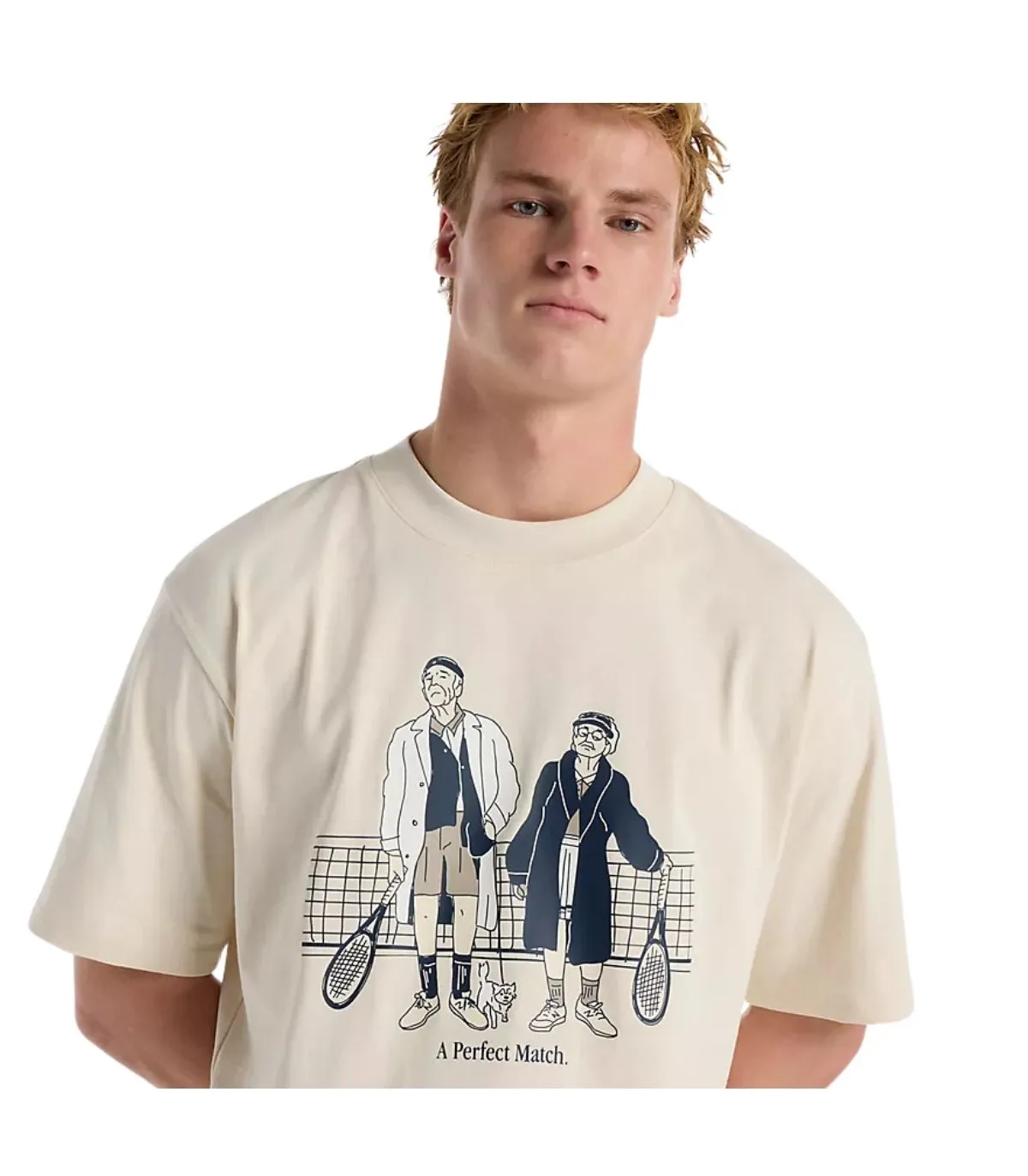 NEW BALANCE A PERFECT MATCH TENNIS T SHIRT | CAMISETA DE ALGODN