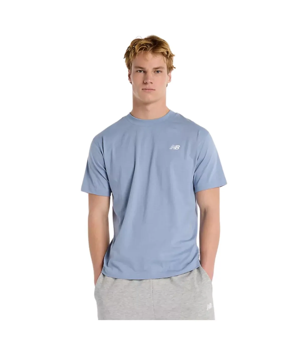 NEW BALANCE SPORT ESSENTIALS COTTON T-SHIRT | CAMISETA DE ALGODN AJUSTE RELAJADO