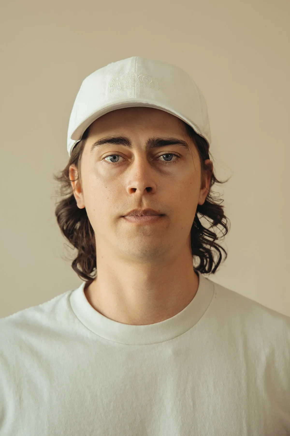 Numbers Hat - Ecru