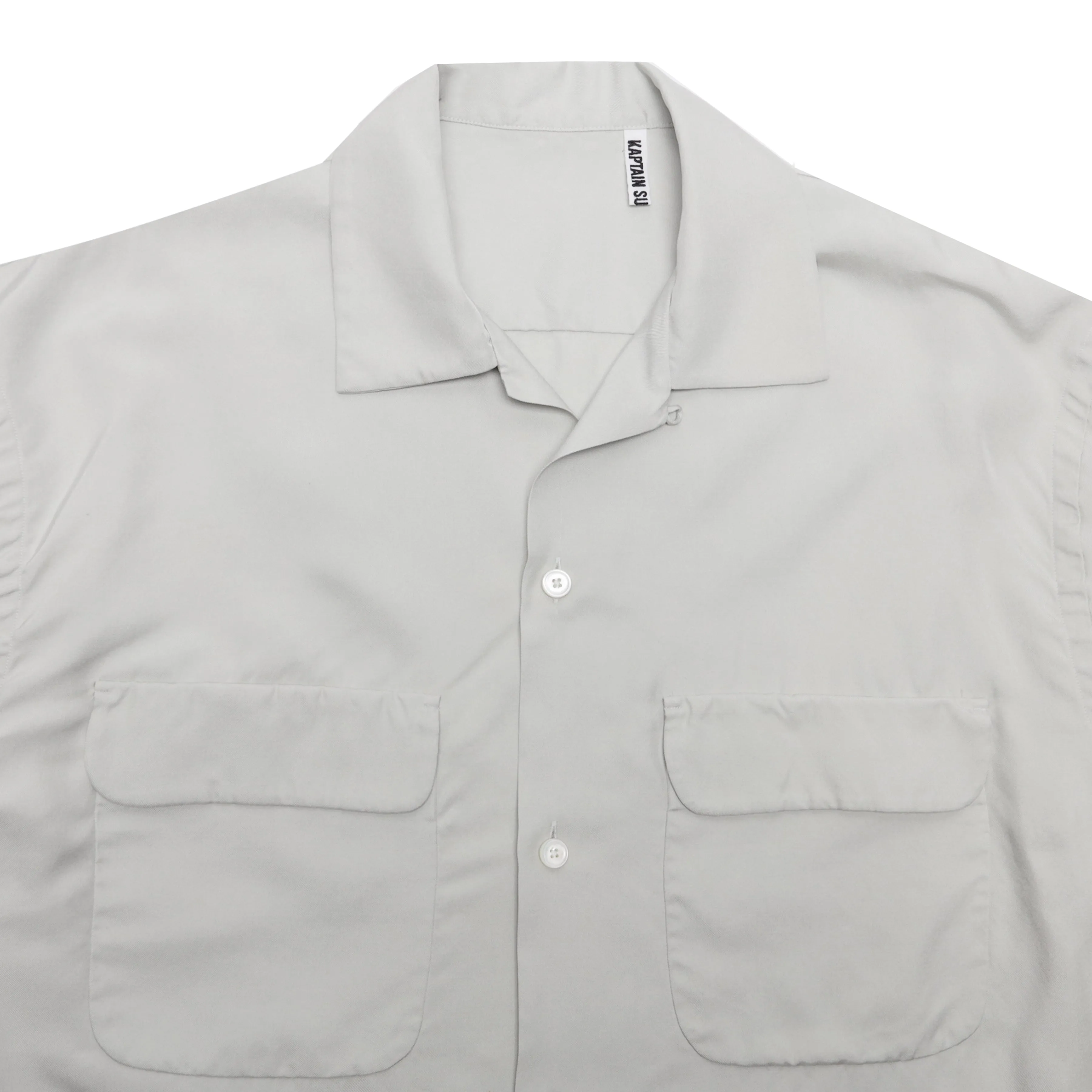 OPEN COLLARED SS SHIRT