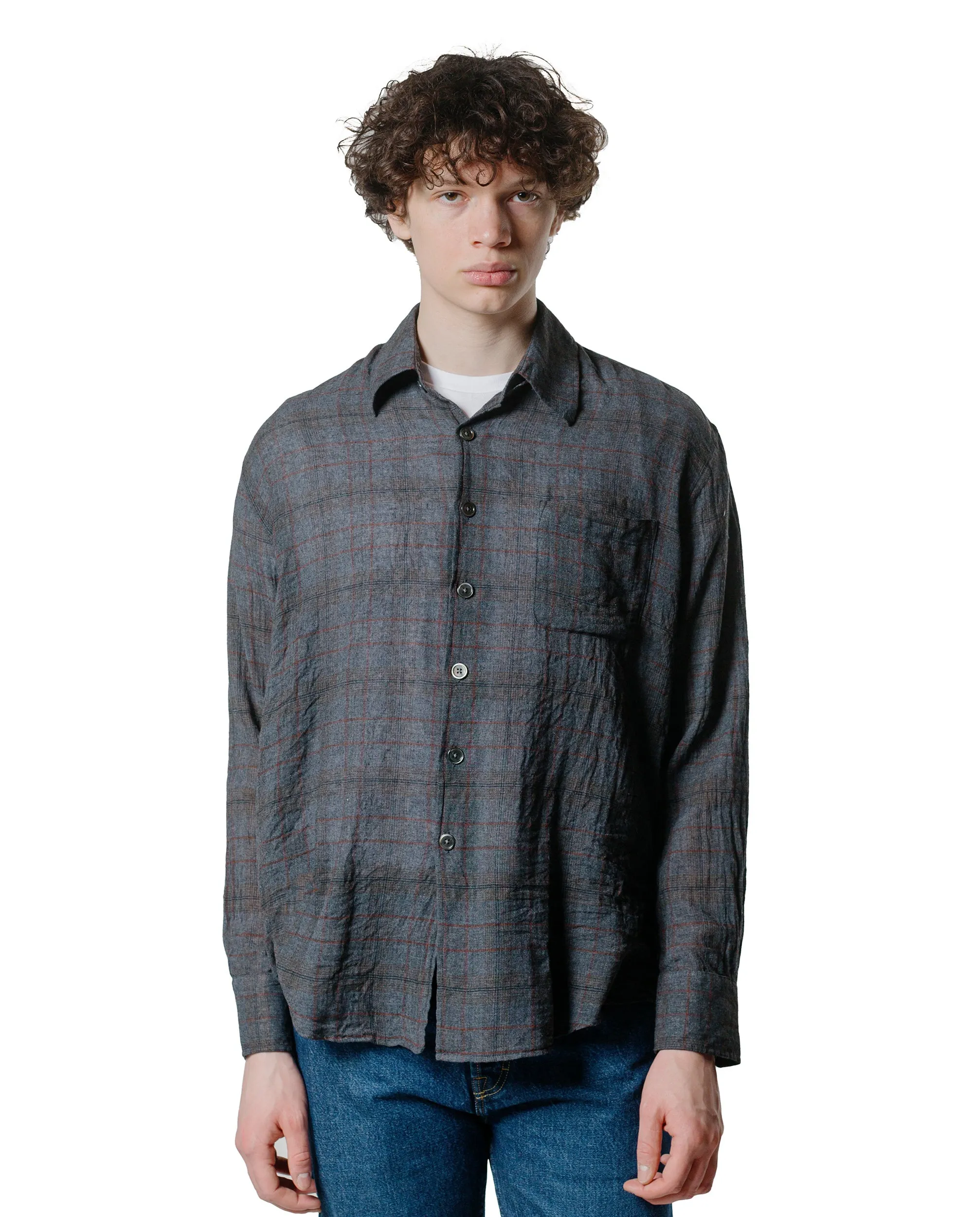 Our Legacy Above Shirt Bazaar Check Breeze Weave