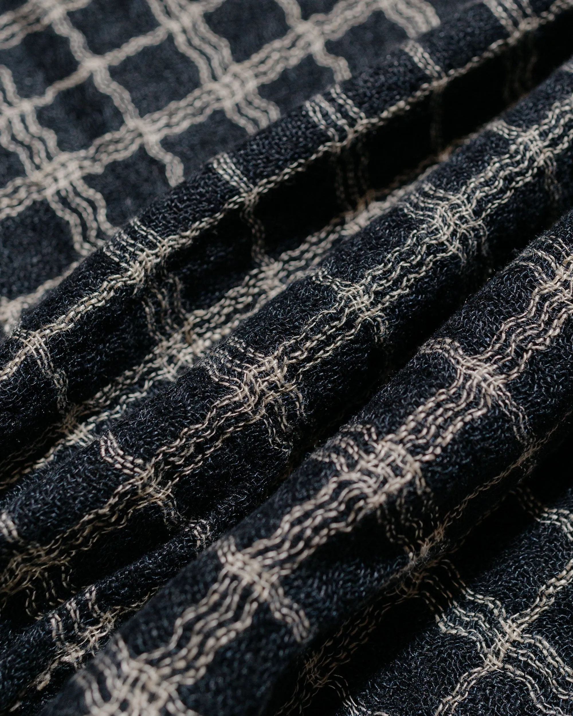 Our Legacy Above Shirt Black Fishnet Cloth
