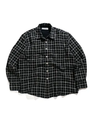 Our Legacy Above Shirt Black Fishnet Cloth
