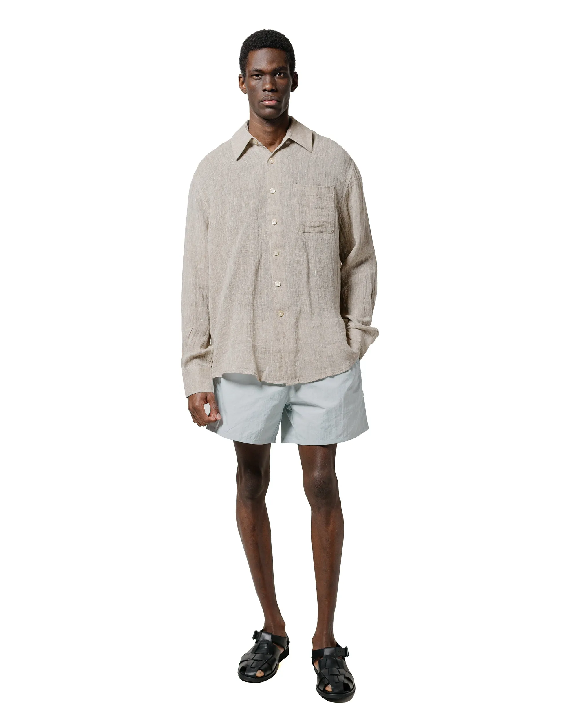 Our Legacy Above Shirt Pollen Dust Sparse Crepe Weave