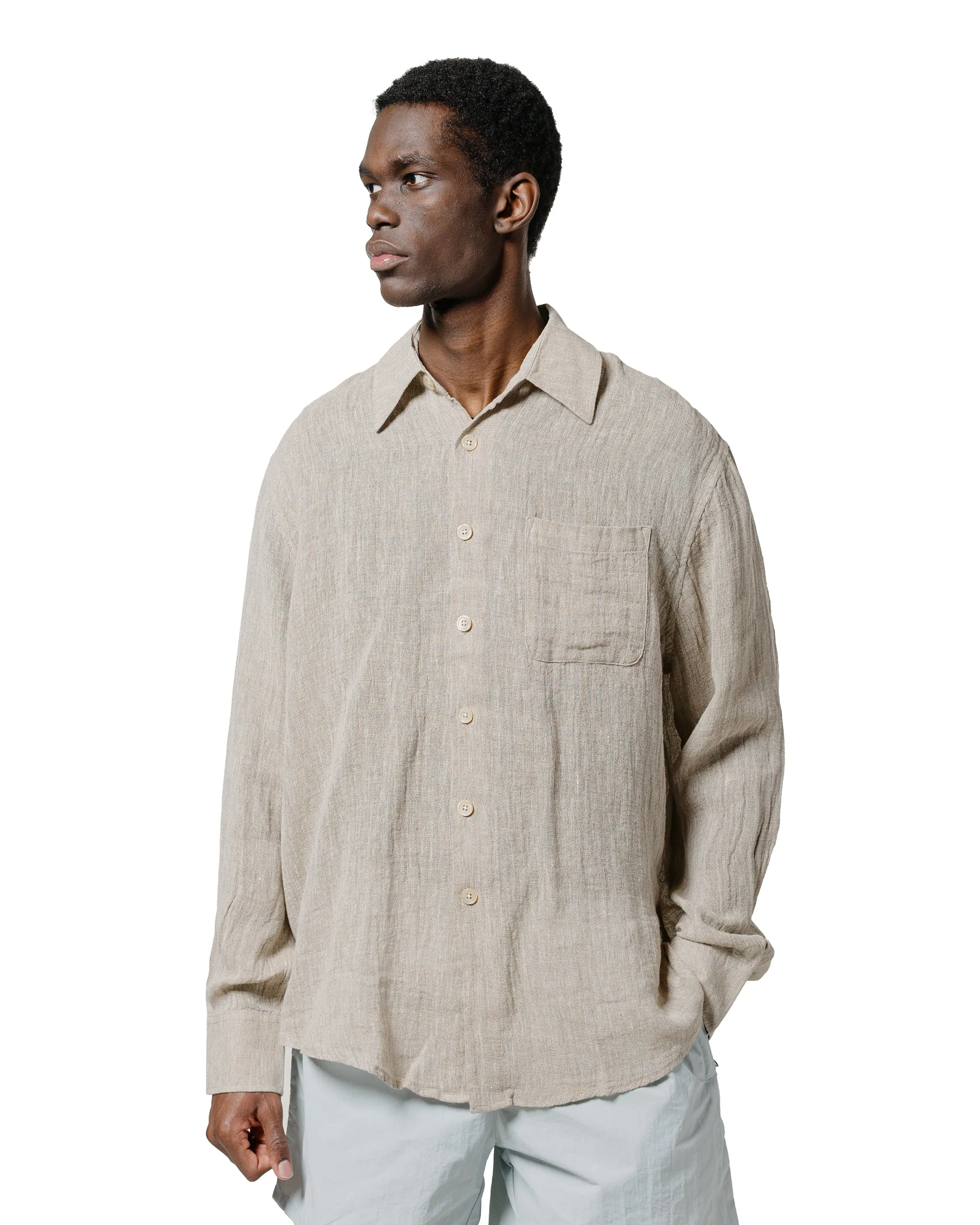 Our Legacy Above Shirt Pollen Dust Sparse Crepe Weave
