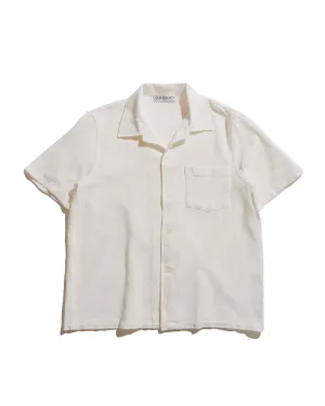 Our Legacy Box Shirt Shortsleeve White Crochet Weave