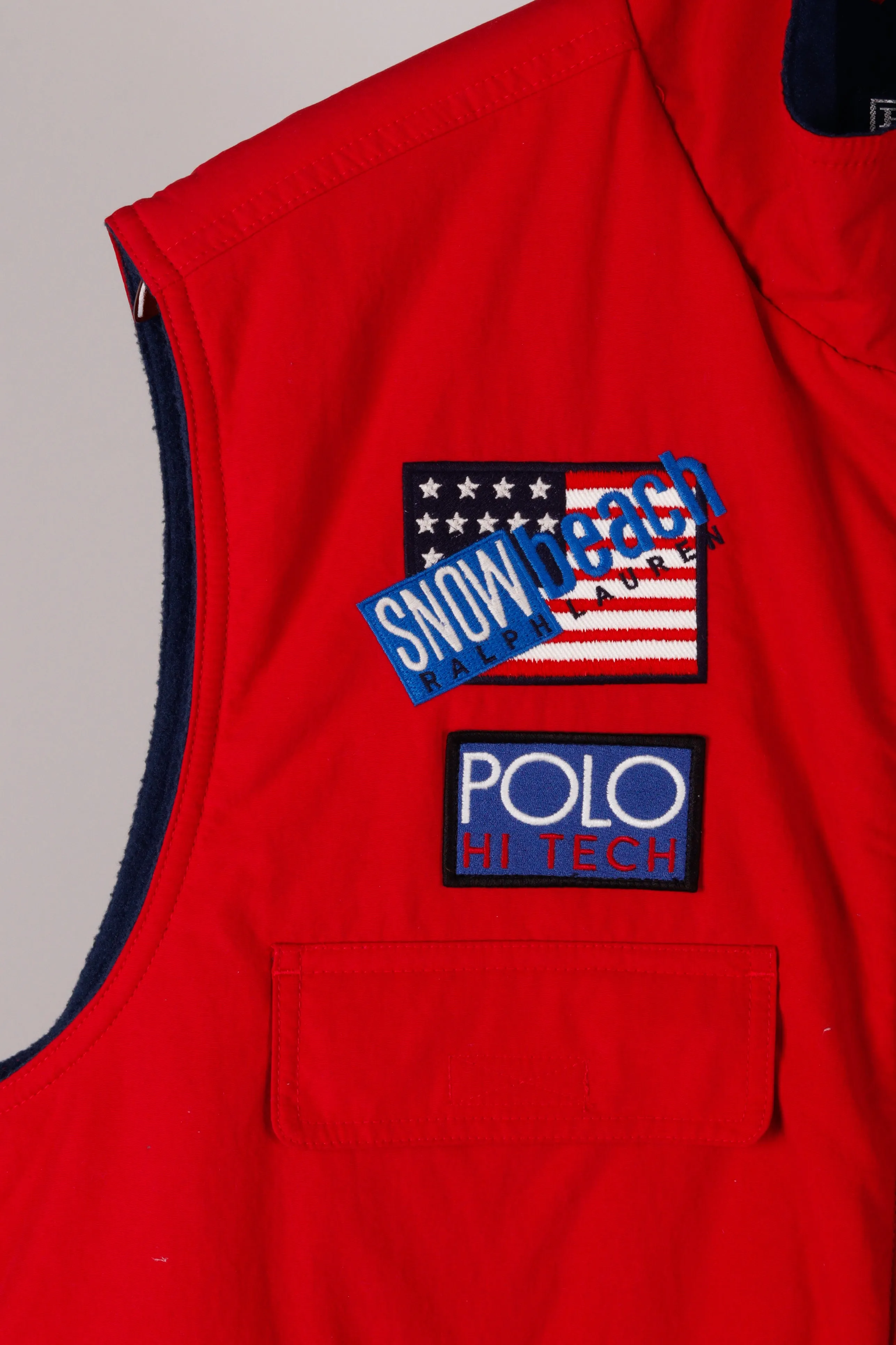 Polo Ralph Lauren SS18 'Snow Beach 93 Retro' Prep School Vest Red (2018)