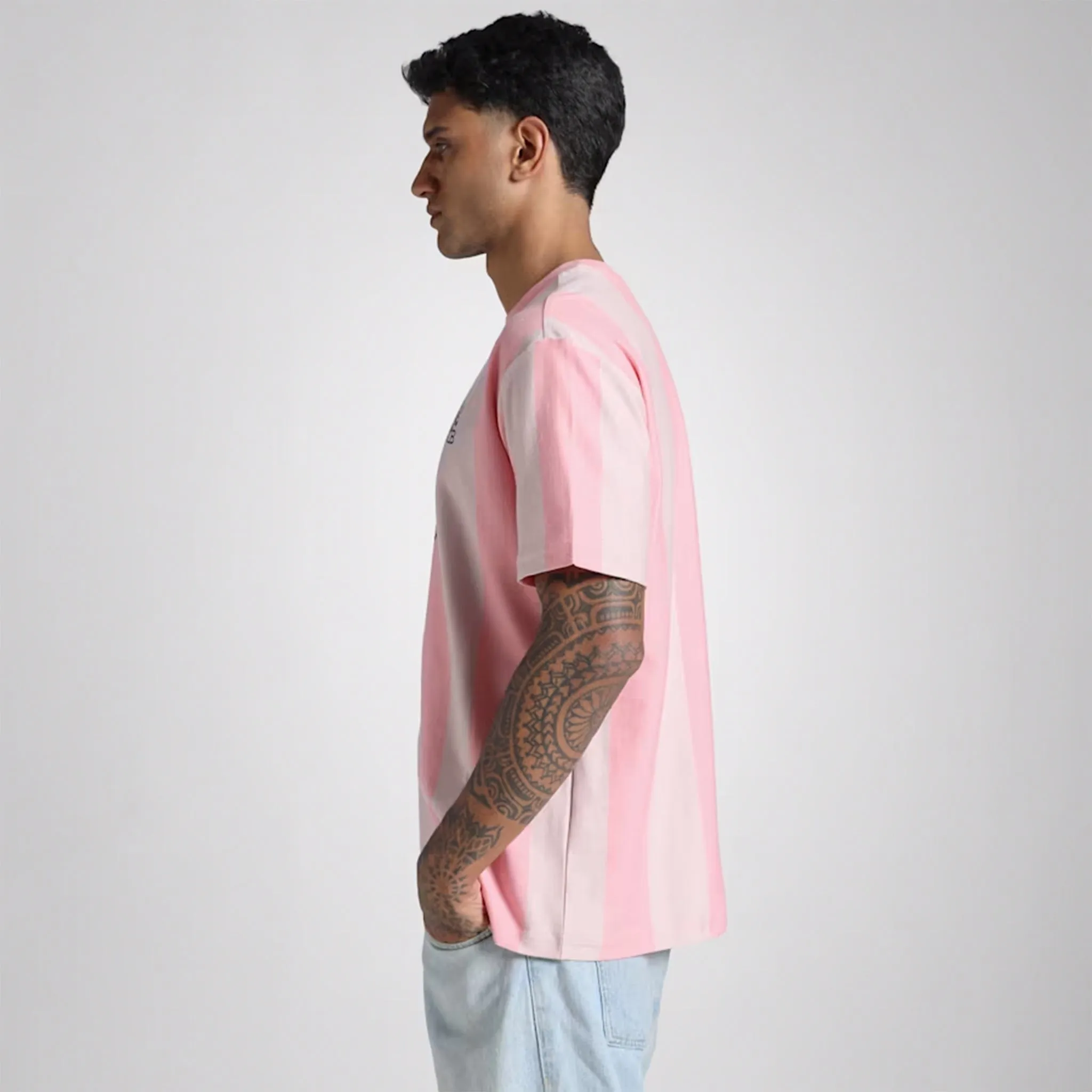Puma X RCB Retro Striper Tee (Pinkscape)