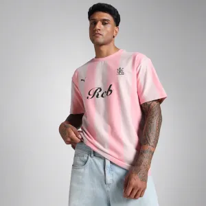 Puma X RCB Retro Striper Tee (Pinkscape)