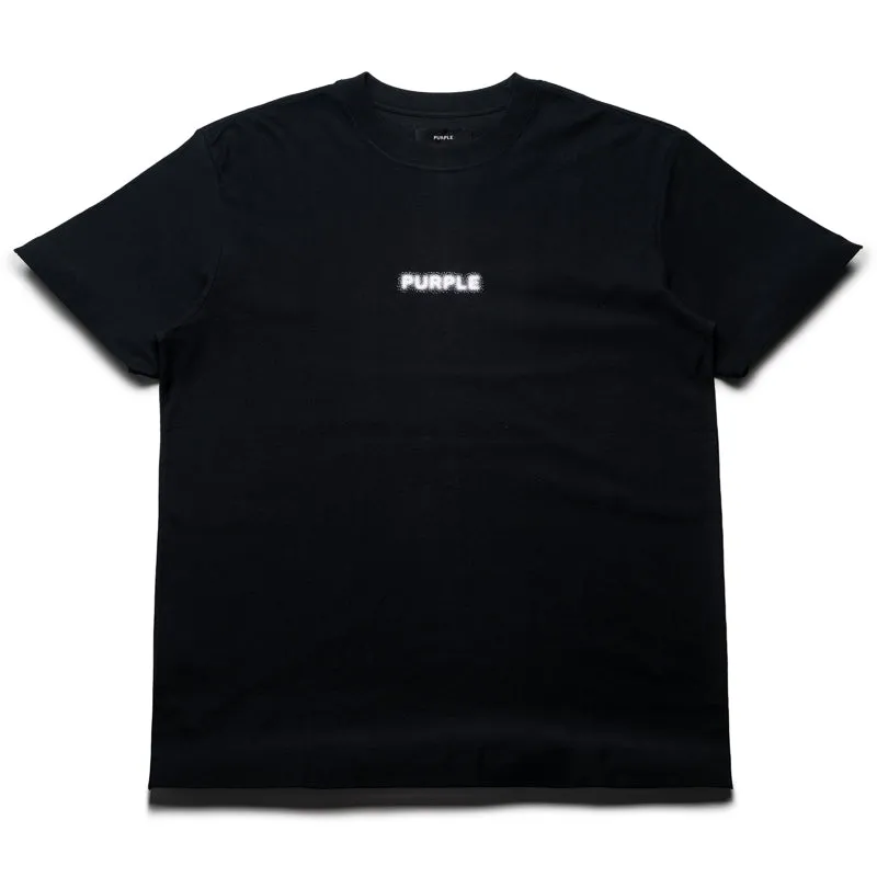 Purple Brand Pixelated Tee - Black