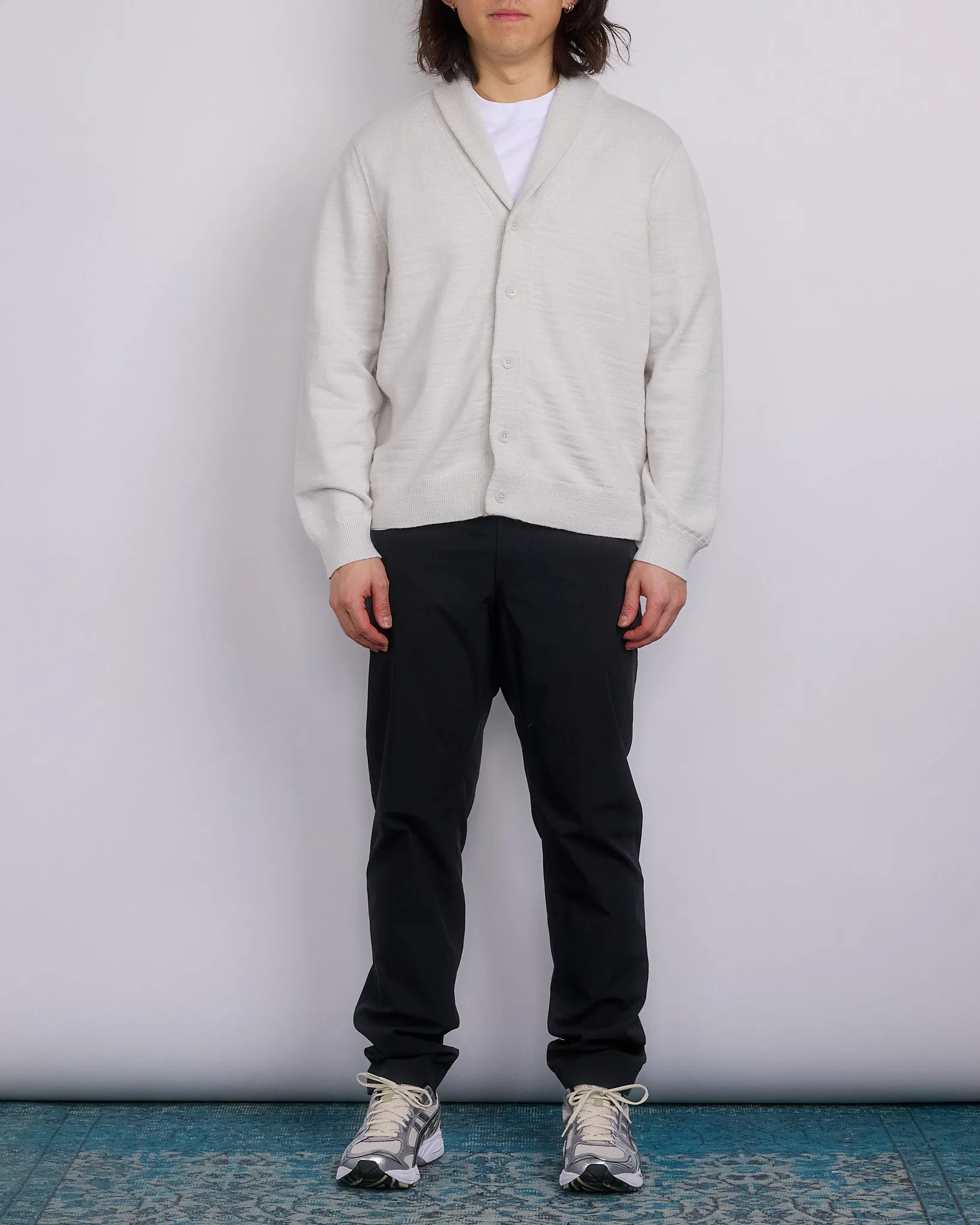 Reigning Champ Cotton Slub Laurel Cardigan Oyster